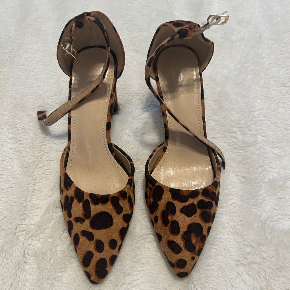 Cheetah print high heels